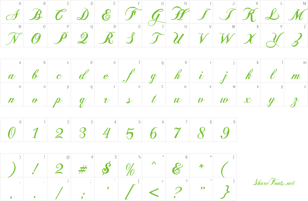 Font Balleria preview